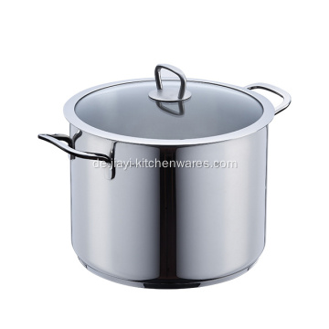 Edelstahl Big Deep Soup Pot Makkaroni Pot